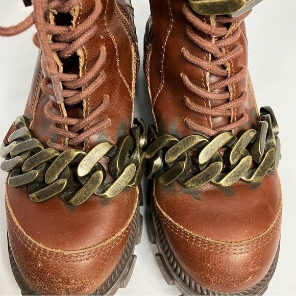 Kelsi Dagger Brooklyn Brave platform lug sole boots size 6 - Picture 4 of 10